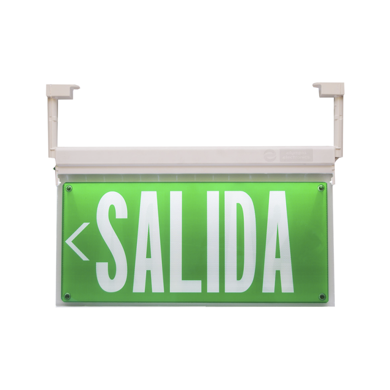 Luz salida de emergencia flecha a la izquierda MLD-44D/W-CL